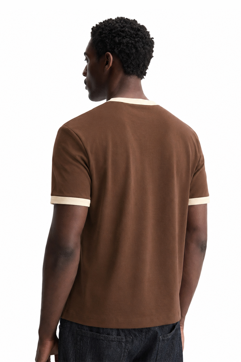 Mousse & Cream Ringer tee